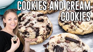 How To Make Cookies and Cream Cookies