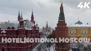 Hotel National Moscow | Studio with INCREDIBLE KREMLIN VIEWS | BEST HOTEL in Moscow Full Tour