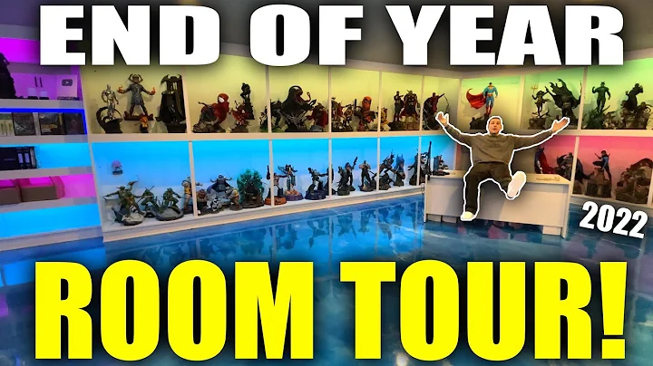End of Year ROOM TOUR 2022! Custom Built-In Shelve...