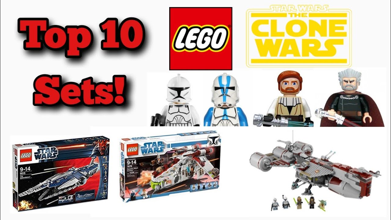 Top 10 LEGO Star Wars the Clone Wars Sets! - YouTube