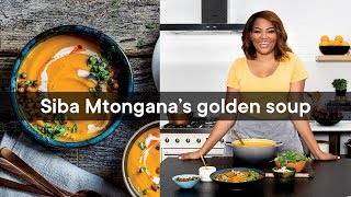 Siba Mtongana's golden soup | Woolworths TASTE Magazine screenshot 3