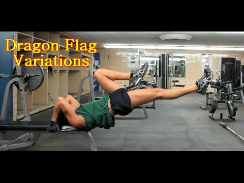 Super Amazing Dragon Flag (Abs) Exercises - Bruce Lee Style - Youtube