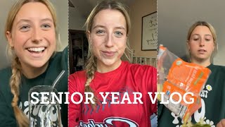 DAY AS A SENIOR IN HIGH SCHOOL: meal inspo, practice, classes…