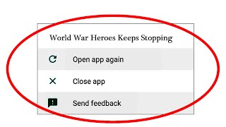 World War Heroes App Keeps Stopping Error In Android & Ios - App Not Working Problem Solved screenshot 1
