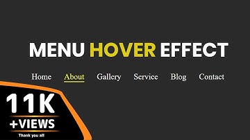 Cool Menu Border Animation Hover Effect  HTML & CSS Full Tutorial In Hindi Code4Education | 2K20