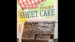 Making H-E-B Texas Sheet Cake