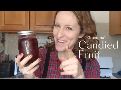 Video: How To Bake A Grandma With Candied Fruits