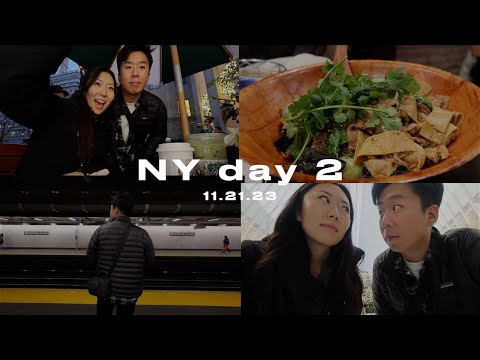 NY vlog // mala project!! ARIARI, being tourists, more food!!