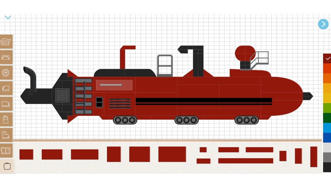 Building a High Capacity Red Submarine in Labo Simulator