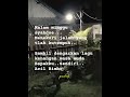 malam minggu syahdu..