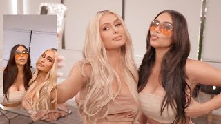 Kim Kardashian and Paris Hilton Reunite for SKIMS Velour @skims