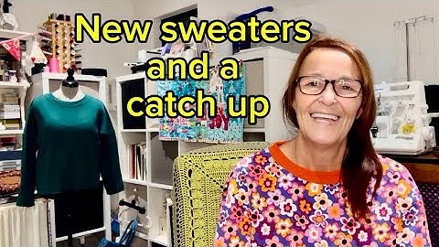 Cosy sweater makes and a catch up: Swapmas and other delights ♥️