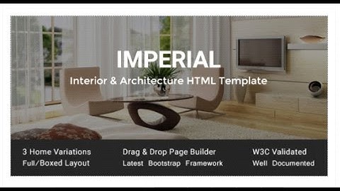 Imperial - Interior & Architecture HTML Template | Themeforest Download