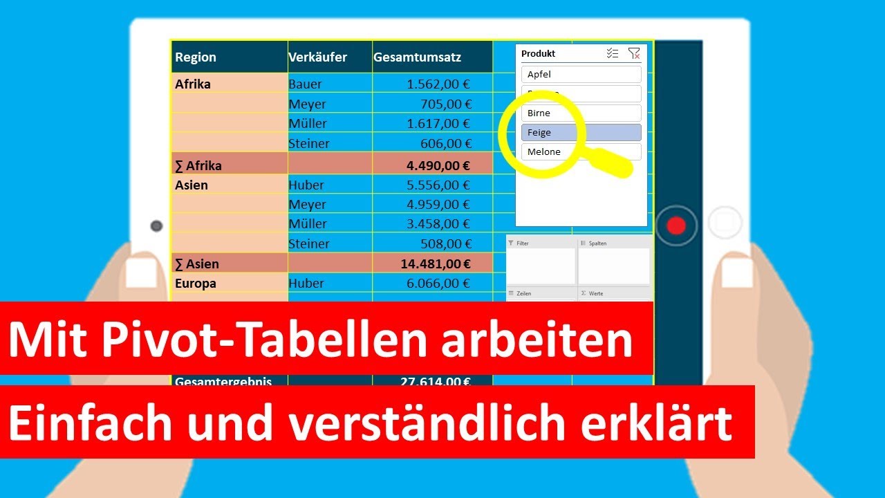 New Excel: Pivot Tabelle erstellen - Schritt für Schritt erklärt +Tipps \u0026 Tricks