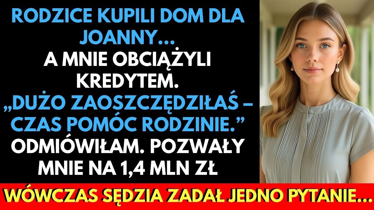 Mama powiedziała to tak spokojnie, jakby oznajmiała, że kupili nowy czajnik. „Przejmiesz hipotekę Joanny. Oszczędzałaś latami, dasz sobie radę.” Siedziałam w ich salonie w środowy wieczór, na...