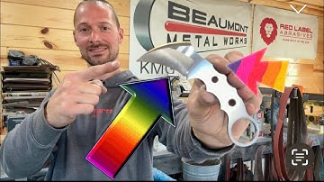 How to GRIND a curved blade (karambit)