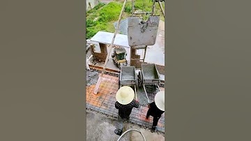 The construction process of concrete pouring floor slabs  Good tools to improve work efficiency