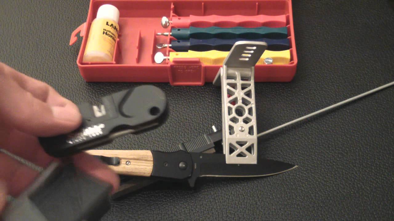 Lansky Crock Sticks sharpener demo 