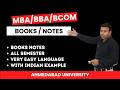 MBA BBA Notes &amp; Books | Ahmedabad University Complete Study Material 2026