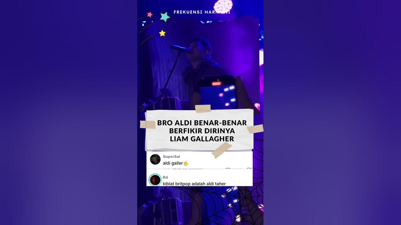 Manusia dengan 1001 bakat #alditaher #standbyme #cover #oasis #britpop