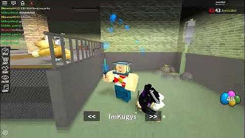 Hacker in Roblox Assassin Clsssic Mode