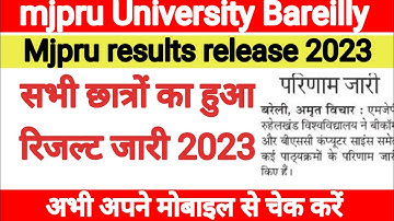 mjpru results 2023  results release good update