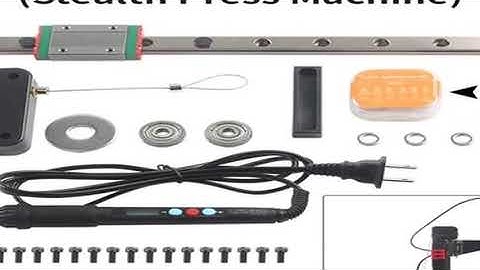 Heat Set Insert Press Tool Stealth Press Kit Soldering Iron Tip Thread Insert Nut Embedded Kit M2 M3