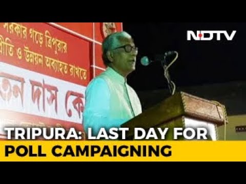 Tripura Polls Wind Of Change Versus Manik Sarkars Image