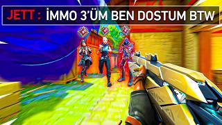 İmmortal 3Üm Diyen Jett Ve Küfürbaz Reynanın Olduğu Maçı Düşünün.. Valorant