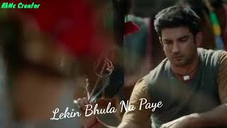 Tujhe Bhulna To Chaha Lekin Bhula Na Paye Very Sad Whatsapp Status rknc Creator