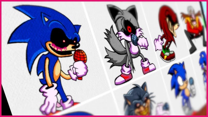 Pixilart - Sonic Exe fnf idle by undervoider