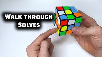 5 Walkthrough Solves on the 3x3 | Rubiks Life