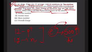 REVISE REFINE REFLECT CLASS 9 NCERT journey inside the atom Q15