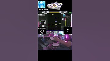 Thumbnail of 【Same Blue】 変拍子のアニメソング Rare anime song with odd time signature  【GITADORA】 #gitadora #drummania