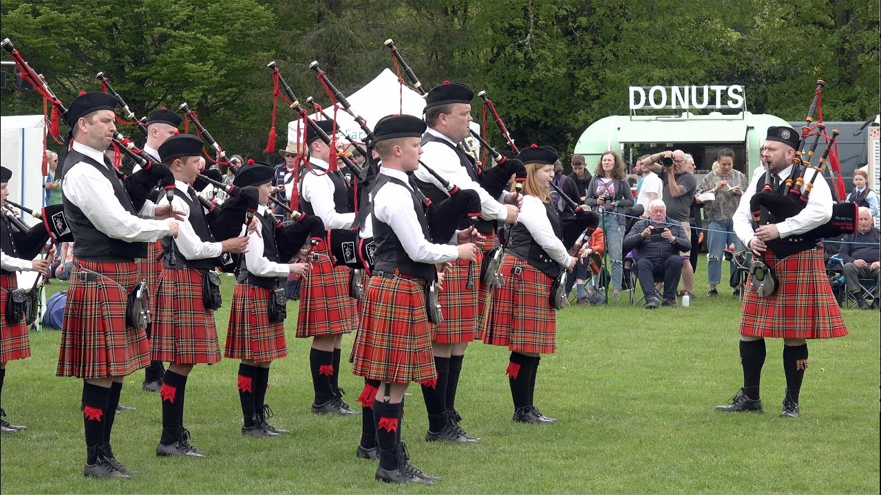 Culter Pipe Bands Chieftain to 2024 North of Scotland Pipe Band