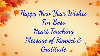 Happy New Year Boss | Best Wishes for Success & Growth 