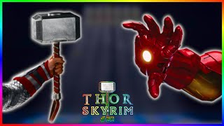 Thor Rescues Iron Man | Thor in Skyrim #20 @RyanTheSlayr