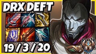 Deft Jhin vs Samira [ ADC ] Patch 11.24 Korea Challenger 