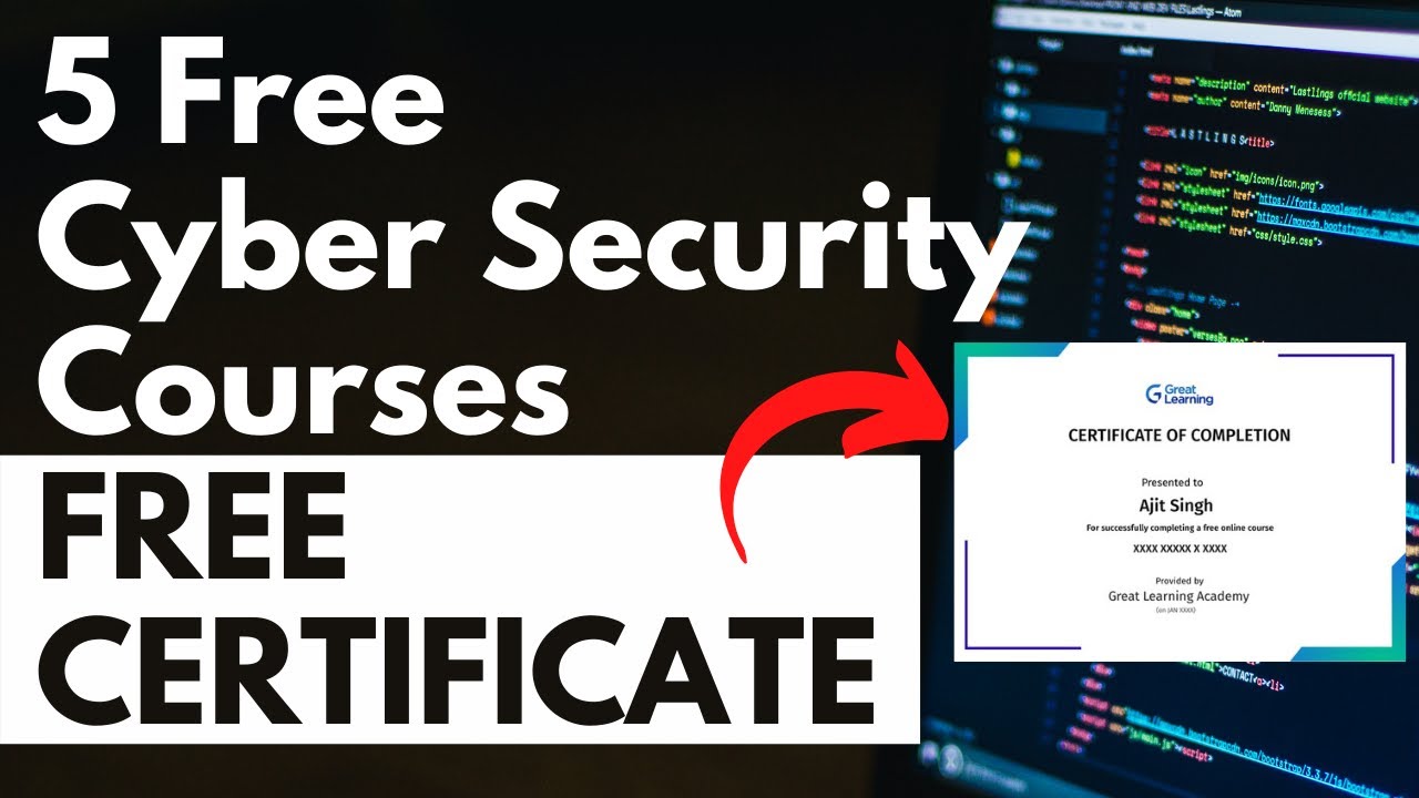 5 Free Cyber Security Courses with Certificate | Free Online Cyber ...