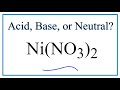 Nickel(II) Nitrate and Neutralization