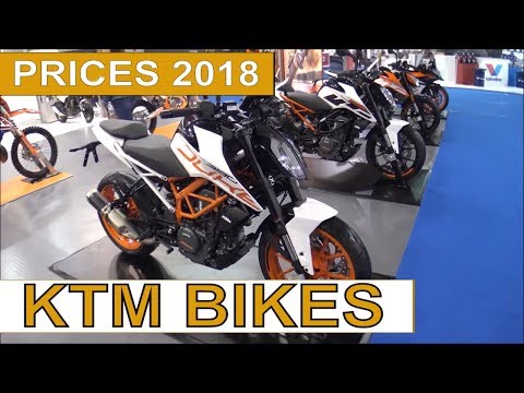 KTM Prices 2018