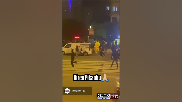 Protesto yürüyüşünde polisten kaçan bir Pikachu! Dünyada trend Oldu