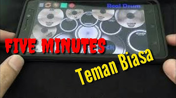 Five Minutes - Teman Biasa ( Real Drum Cover )