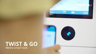 Access locker with your mobile phone (Twist & Go)