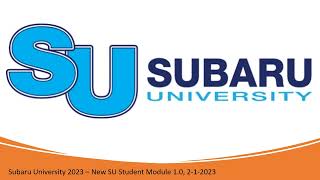 SU Student 2023 Training Module