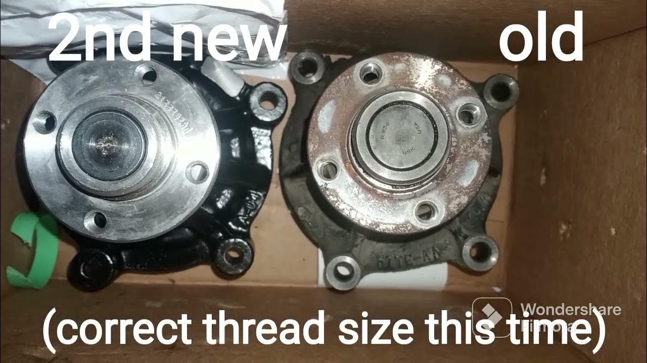 2000 F350 6.8l V10 water pump replacement. - YouTube