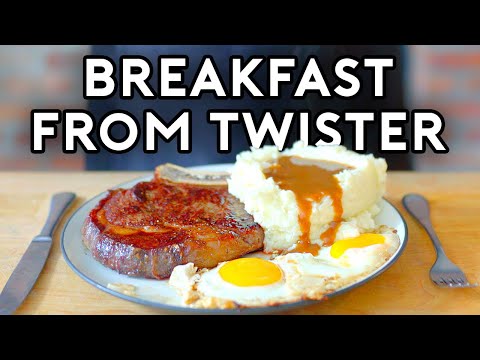 Binging with Babish Steak, Eggs and Gravy from Twister