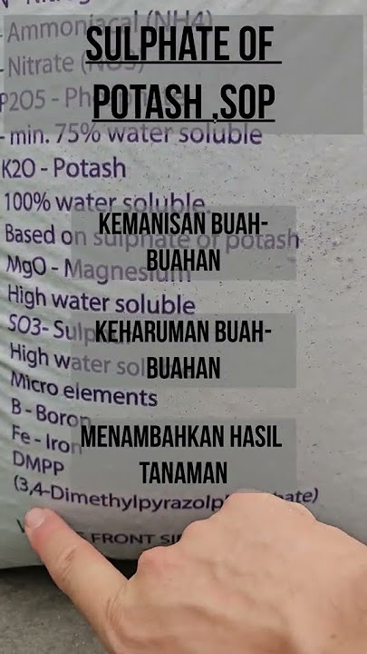 Baja PovarTec 15-3-20 baja premium untuk pokok buah-buahan #bajabuah #import #fertilizer