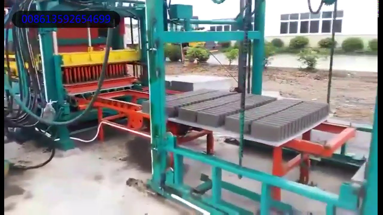 QT10-15 Hydraulic Fully Automatic Concrete Brick Making Machine for ...