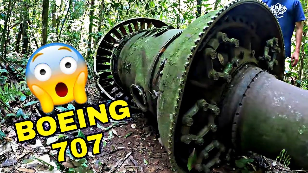 ACHEI A TURBINA DO AVIÃO BOEING 707 DA LUFTHANSA - YouTube